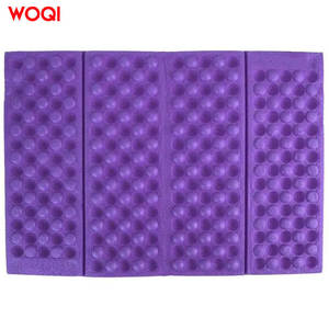 แผ่นรองนั่งปิกนิก Woqi สีม่วง รูปทรงสี่เหลี่ยมผืนผ้า กันน้ำ พับเก็บได้ น้ำหนักเบา พกพาสะดวก สำหรับการเดินป่าและการเดินทาง - Product Image 4