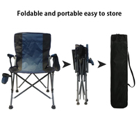 Chaise de camping pliable durable en gros, chaise d'extérieur couleur personnalisée du fabricant