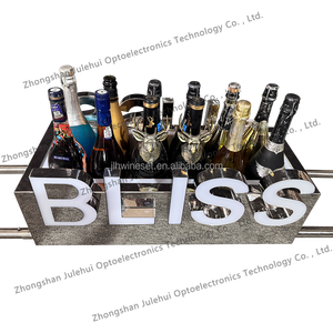 Phát sáng Nâng giá rượu vang phong cách dẫn chai tàu sân bay chống đỡ xe hơi sang trọng mang theo chai thuyết trình glorifier hiển thị xô - Product Image 5