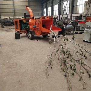Chine nouvelle déchiqueteuse à bois moteur EPA hydraulique à roues grande déchiqueteuse à bois coupe forestière déchiqueteuse à bois avec outils de coupe - Product Image 2