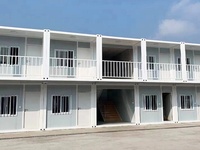 Maison préfabriquée modulaire en conteneur de 20 pieds ou 40 pieds, maison mobile portable en conteneur maritime pour habitation, bureau ou dortoir