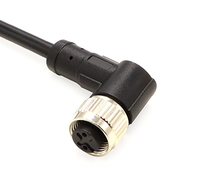 Câble électrique industriel OEM 2 3 4 5 6 8 12 broches avec connecteur mâle M12 12 broches Application d'alimentation