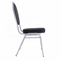 Mobilier de banquet moderne empilable en acier chaise de banquet de luxe pour événements fête de mariage