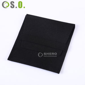 Custom Suede Microfiber Jewelry Packaging Pouches Hot Sale Gift Bags for Necklace <b>Bracelet</b> Container - Product Image 5