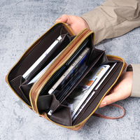 Dompet Kulit Unisex Berkualitas Tinggi Desain Baru, Stylish, Mewah, Tahan Air, Pendek, Warna Kontras, Tempat Kartu, Harga Terbaik