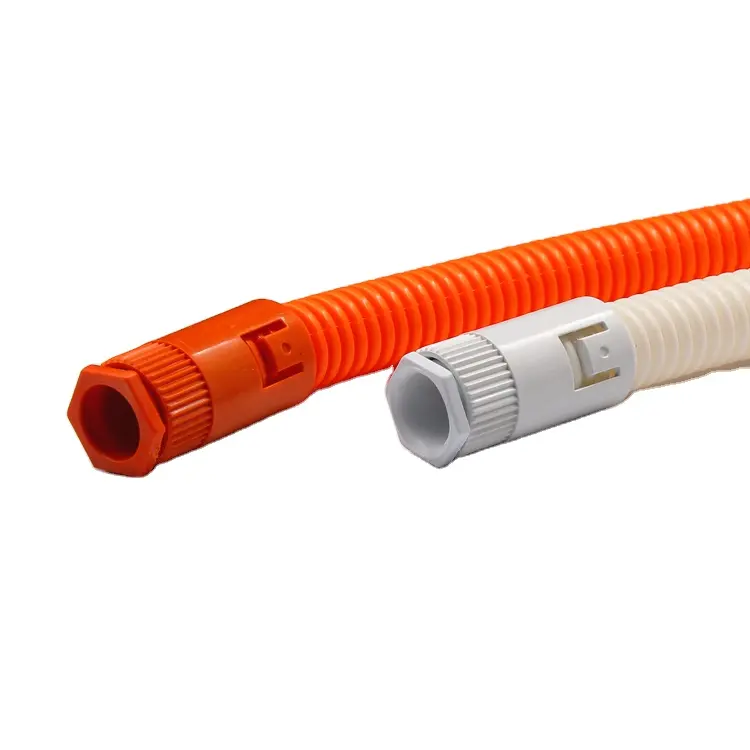 Pipa konduit kabel IEC 61386, pipa konduit fleksibel pekerjaan berat/Sedang sebagai 2053 tabung bergelombang PVC