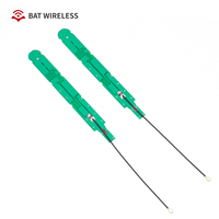 Antenne PCB 4G LTE à gain élevé avec câble RG1.13, support adhésif intégré, connecteur personnalisable, bande complète 700-2700 MHz