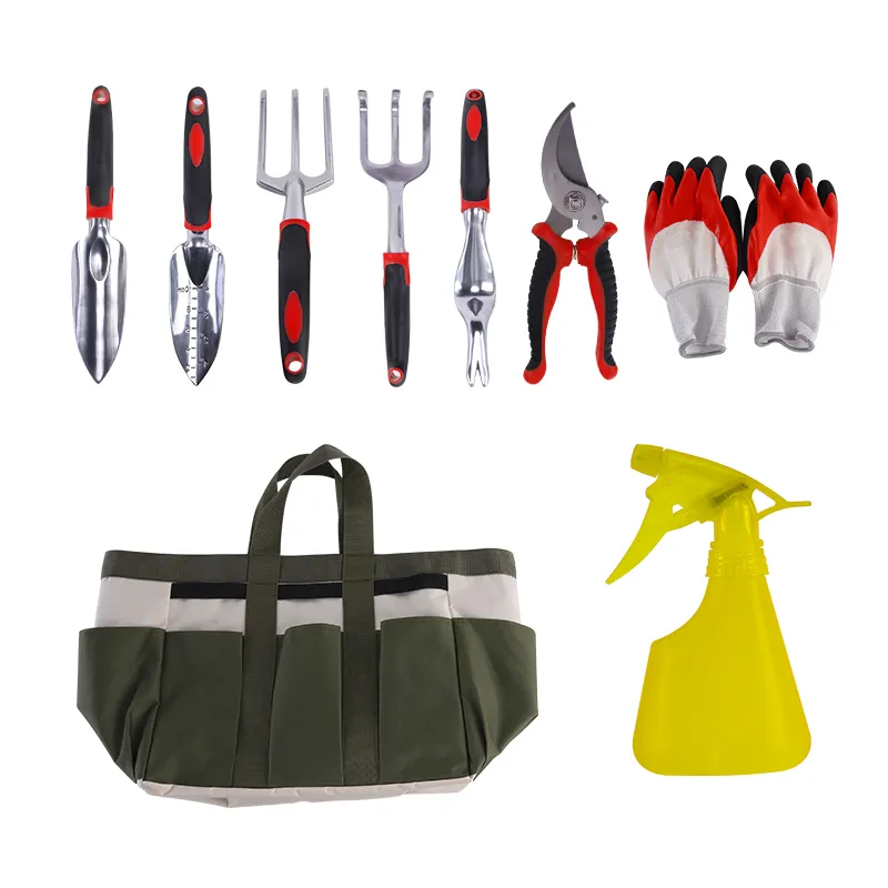 2022 Ronix RGTS-6109 9Pcs Werkzeuge Tasche Garten Set, Garten handschuh Werkzeugset