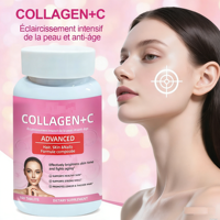 Comprimés de beauté anti-âge au collagène et à la vitamine C, très demandés, pour adultes : éclaircissement de la peau, ongles forts, cheveux épais, soutien immunitaire