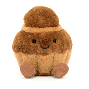 Jelly Cat Amuseables <span class=keywords><strong>Brigitte</strong></span> Brioche, jouets en peluche, jouets en peluche mignons en forme de nourriture, petites poupées, cadeau parfait pour un anniversaire, des vacances - Product Image 4