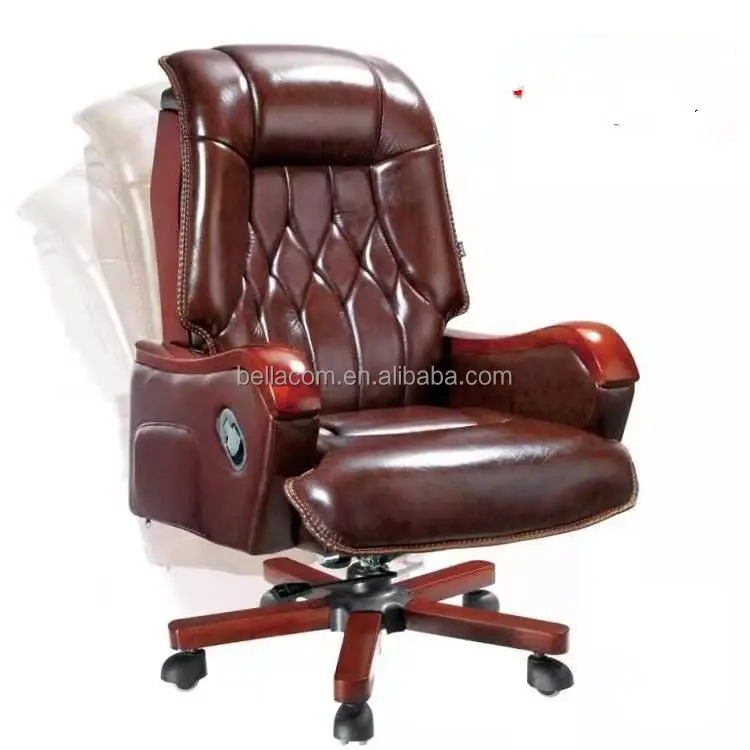 Mesa e cadeiras do escritório clássico de guoa em couro de pu com função ortopédica médica
