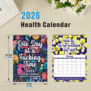 Tùy chỉnh qua biên giới 2026 18 tiếng anh tường lịch, thương mại nước ngoài lịch phiên bản đặc biệt in ấn hàng tháng lịch - Product Image 3