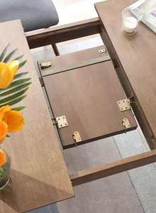 ชุดโต๊ะอาหารและเก้าอี้ไม้เนื้อแข็ง 6 ที่นั่ง คุณภาพพรีเมียม ดีไซน์เรียบง่ายทันสมัย พื้นผิวกว้าง โครงสร้างแข็งแรงทนทาน - Product Image 3