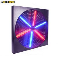 MOKA SFX LED FAN Professional LED Light Matrix Blinder DMX RGB Luminaire Stage Background Night Club Light Effect Lighting