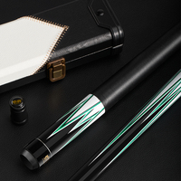 Profesyonel Yüksek Kaliteli KYES C-21 Bilardo Istakası Paslanmaz Çelik Bağlantılı Düşük Sapma Özellikli Akçaağaç Şaftlı Turnuva İçin
