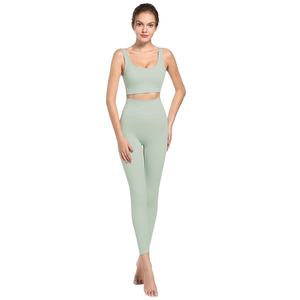 Conjunto de Yoga Transpirable para Mujer, 2 Piezas, Color Sólido, Ropa Deportiva de Manga Corta, Tallas Grandes S-3XL, Conceptcase Fitness Wea - Product Image 6