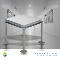 Système de plancher surélevé moderne antistatique en aluminium, panneau moulé sous pression 55 mm pour salle blanche, centre de données, laboratoire, fabricant exportateur