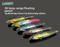 Leurre artificiel HESSEN flottant en ABS avec revêtement laser, hameçon triple, 65mm 75mm 85mm 100mm, pour la pêche à la truite en lac et au lancer