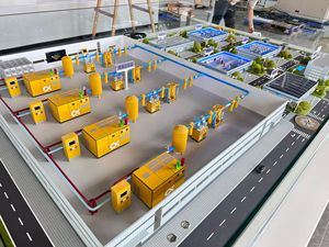 Mô hình nhà máy tùy chỉnh, mô hình mô phỏng dây chuyền sản xuất nhà máy và mô hình thiết bị cơ khí - Product Image 3