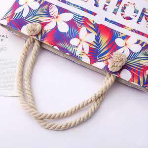 Bolsa de Mano de Lona de Algodón Ecológica, Extra Grande, Diseño Personalizado, Informal, con Cierre, Hecha a Mano, Reutilizable y Resistente - Product Image 5