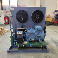 Unité de condensation semi-hermétique de type U refroidie par air avec compresseur Copeland et double ventilateur, système de réfrigération économe en énergie pour chambre froide