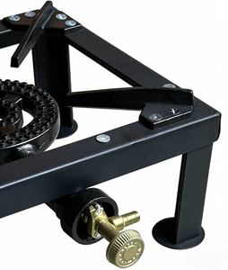 Cuisinière à <span class=keywords><strong>gaz</strong></span> portable en fonte à brûleur unique multi-usage pour camping, camping-car, extérieur et usage commercial - Product Image 3