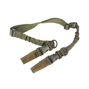 Élingue élastique tactique à deux points réglable en nylon de chasse avec crochets à dégagement rapide - Product Image 2
