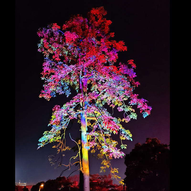 30w Colorful Led Outdoor Tree Light For Garden & Holiday Lighting