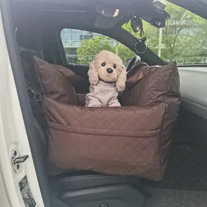 New Design Dog Car Seat Waterproof Dog Travel Bed Luxury Booster Car Seat Pet Carrier Bag With Customized Logo