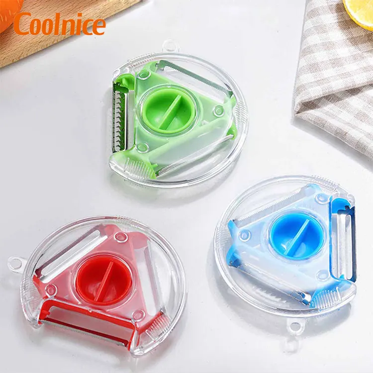 Multi-function Vegetable Fruit Peeler Plastic and SS Peeler For Kitchen Good Kitchen Tools for Vegetable and Fruit