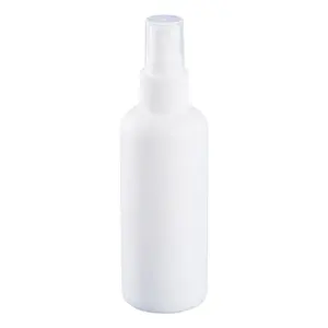 Toptan şeffaf boş yeni tasarım beyaz 100ml plastik sprey şişe boyutu özelleştirilebilir