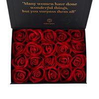 Cadeaux Personnalisés de Gros pour la Saint-Valentin: Boîte Fleur Rose Éternelle pour Femme, Épouse, Mère