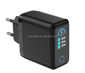 Nuevo Cargador Inteligente con Pantalla Digital, Adaptador GaN PD <span class=keywords><strong>de</strong></span> 65W, Cargador Rápido USB-C para Laptops, Tablets y Teléfonos - Product Image 3