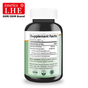 Suplemento de Moringa de Alta Potencia Shecome, Extracto de Hoja de Moringa para Energía, Vitalidad y Soporte Antioxidante, Cápsulas de Moringa - Product Image 2