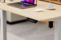 Bureau électrique ergonomique assis-debout, bureau debout à moteur unique, bureau de bureau électrique réglable en hauteur