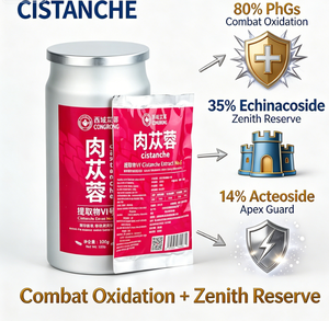 Extrait de Cistanche Tubulosa Naturel en Poudre 80% Phytoglycosides Échinacoside 35% Acteoside 14% Combat l'Oxydation Zenith Reserve Vente en Gros en Vrac - Product Image 2
