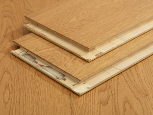Suelo de Madera de <span class=keywords><strong>Roble</strong></span> de Primera Calidad, 3 Capas, Capa de Desgaste de 3 mm, Sistema de Bloqueo Big Click, Grado ENF, Acabado Italiano Claro - Product Image 4