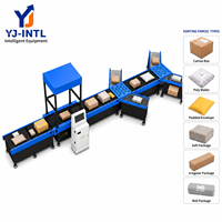 YJ-INTL YJ-DS-001 Scanner de codes-barres entièrement automatisé avec logiciel de lecture, Convoyeur de tri dynamique pour restaurants chinois