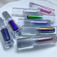 Faible quantité minimale de commande brillant holographique paillettes lueur liquide fard à paupières longue tenue haute Pigment Multi Chrome maquillage végétalien liquide ombre à paupières