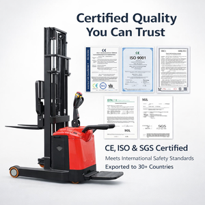 Transpalette Électrique 1 Tonne, Hauteur <span class=keywords><strong>de</strong></span> Levage 3m, 24V pour la <span class=keywords><strong>Manutention</strong></span> <span class=keywords><strong>et</strong></span> le <span class=keywords><strong>Stockage</strong></span> en Entrepôt - Product Image 5