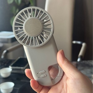 <b>Handheld</b> Mini Semiconductor Cooling <b>Fan</b> Lightweight Wearable USB Powered Portable <b>Fan</b> For Outdoor Mountaineering - Product Image 1