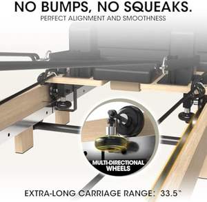 Máquina de <span class=keywords><strong>Pilates</strong></span> <span class=keywords><strong>Reformer</strong></span> Compacta Plegable para Uso Doméstico 2025, <span class=keywords><strong>Reformer</strong></span> de <span class=keywords><strong>Pilates</strong></span> Plegable Rosa - Product Image 5