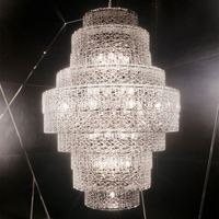 Lustres en cristal de luxe modernes pour salon lampes suspendues décoration rétro éclairage suspendu pour hall de mariage