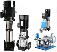 Pompe à eau centrifuge verticale multi-étages haute pression électrique en acier inoxydable YC 2,2 kW pour usage domestique 110 V avec sortie 1 pouce
