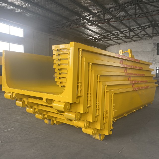 10 M3 Hook Lift Hook Lift Bin Truck Scrap Bin Dumpster For Recycling Waste Metal Bin For Sale