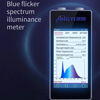 Testeur d'illumination spectrale pour la lumière bleue et le scintillement, indice de scintillement et indice de risque de lumière bleue pour l'inspection de la qualité de l'éclairage LED