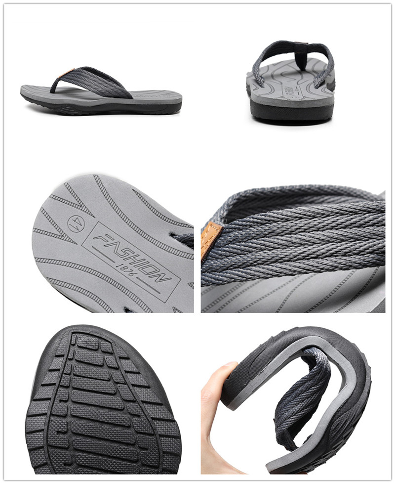 Summer Men Flip-flops Slippers Beach Footwear Comfortable Casual Flip Flops Shoes