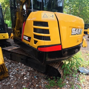 Low Working Hours, High-quality Landscaping, 6-ton Sany 60C Used <b>Tracked</b> Mini Hydraulic Excavator - Product Image 1