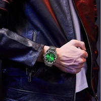 Montre à quartz rétro gothique du millénaire, cadran à aiguilles en alliage, style européen et américain, charme tendance, acier inoxydable, verre 22 mm, pour homme