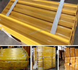 Barreira de Segurança Industrial de Alta Resistência com 3 Ripas, Protetores de Segurança para Armazém, Barreira de Segurança para Tráfego - Product Image 4